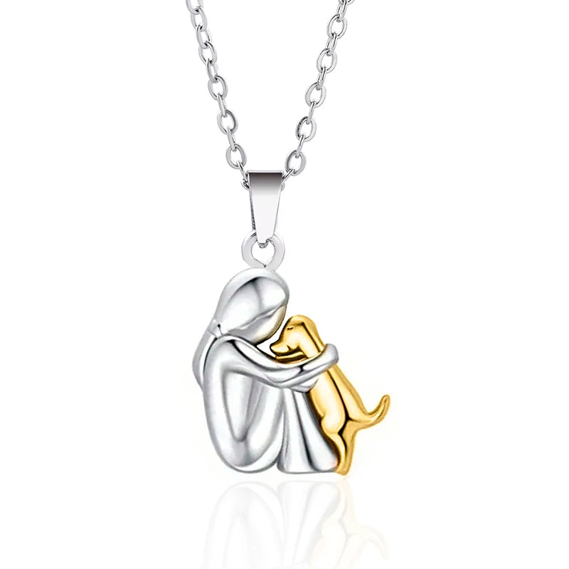 Puppy Pendant Necklace