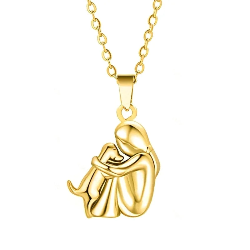 Puppy Pendant Necklace