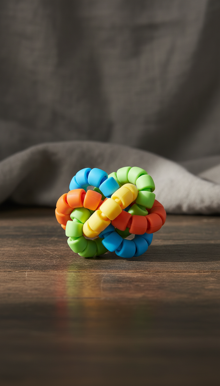 FlexiTwist silicone ring toy in a new setting
