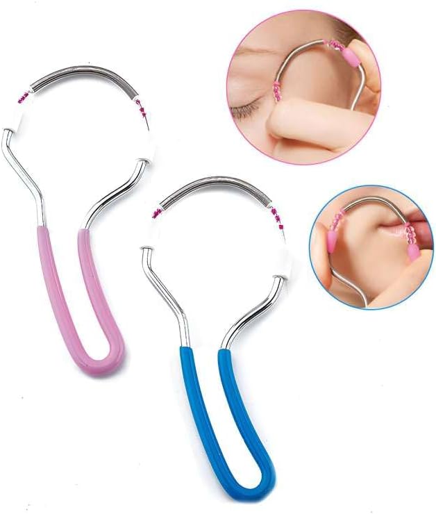 Facial Hair Remover Spring Epilator Tool Set, 4 Pieces