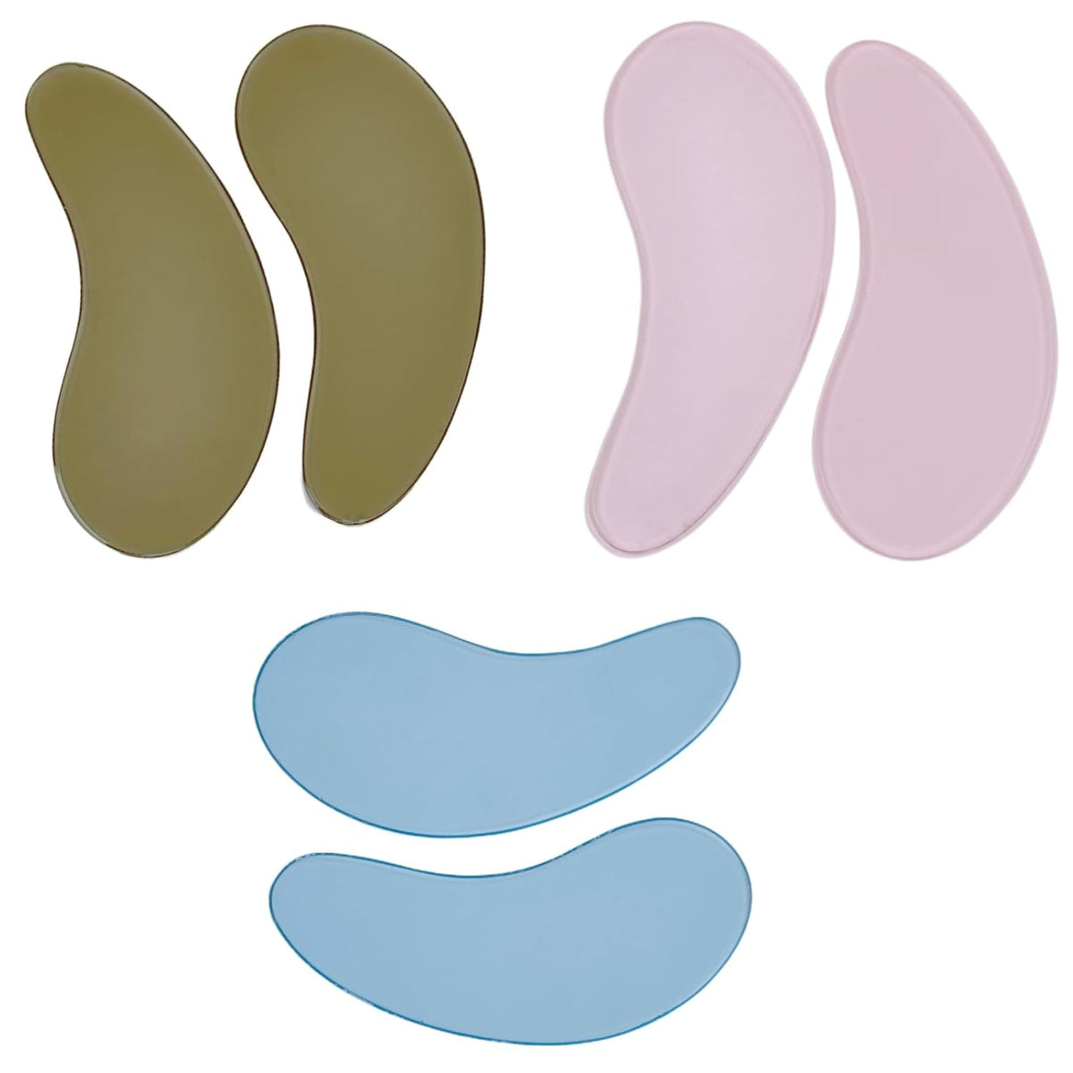 Reusable Silicone Under Eye Patches, 6 Pairs