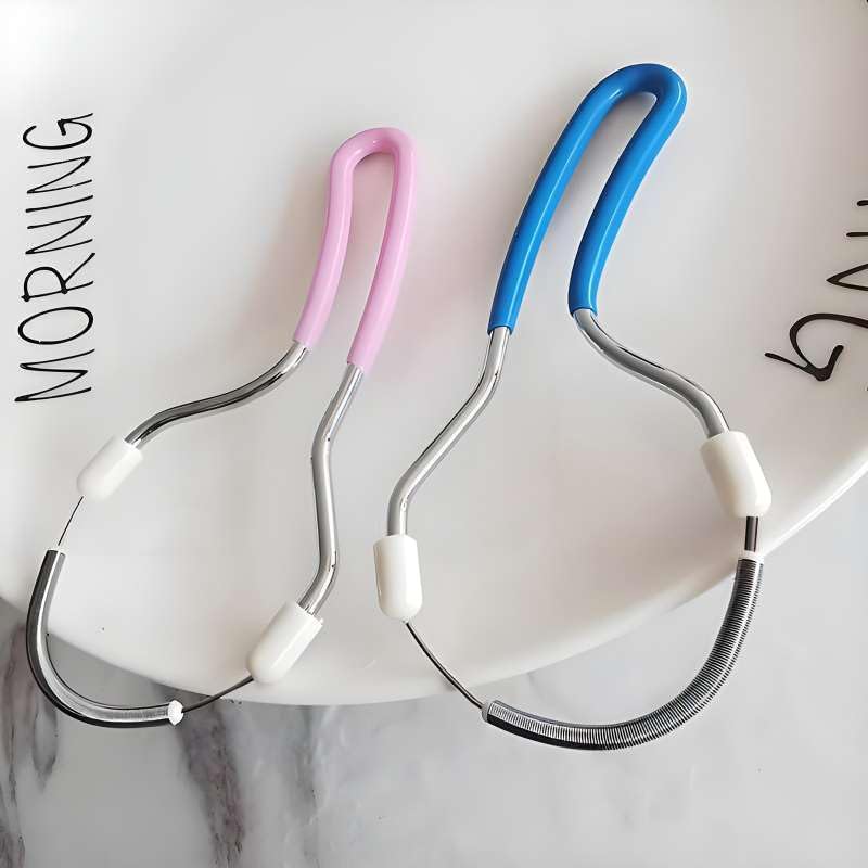 Facial Hair Remover Spring Epilator Tool Set, 4 Pieces