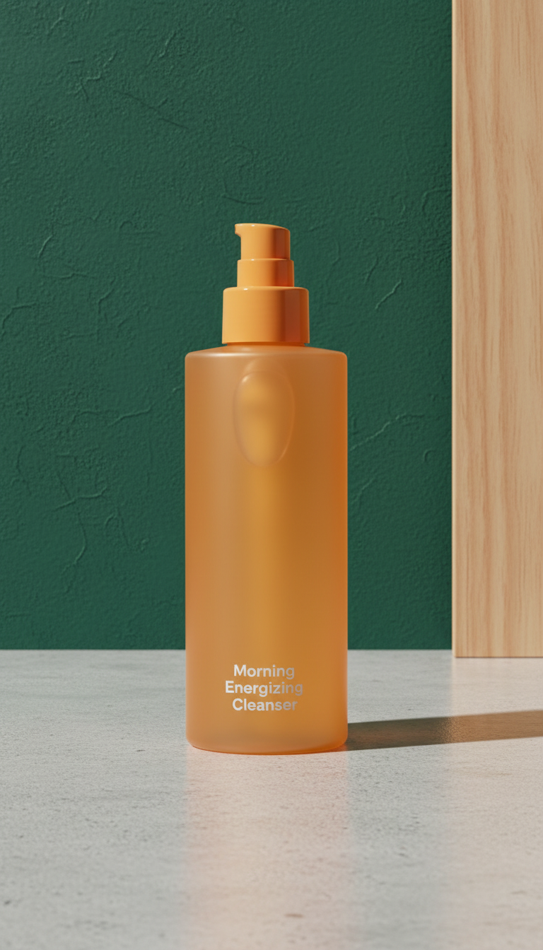 Morning Energizing Facial Cleanser in a new setting