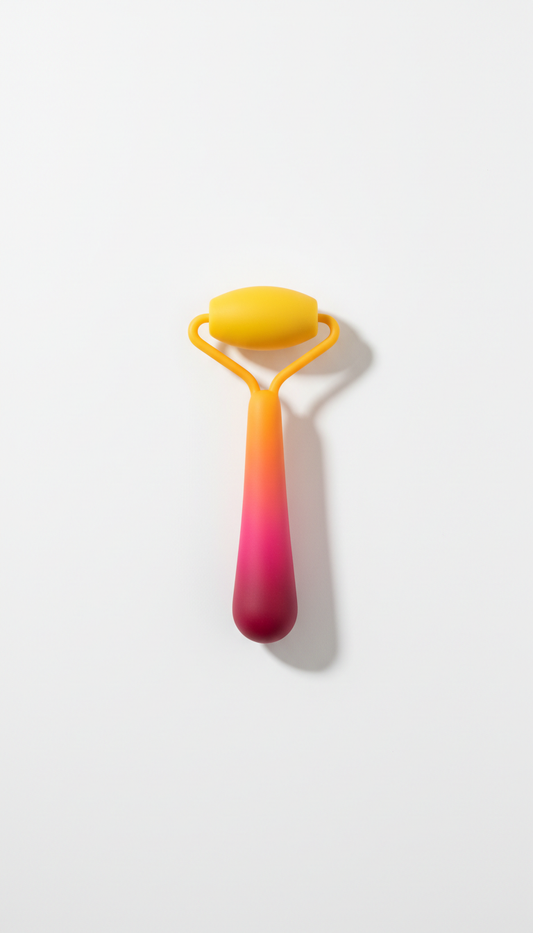 Silicone face roller, use a straight-on angle or slight 3/4 view to effectively showcase ergonomic designs. Products...