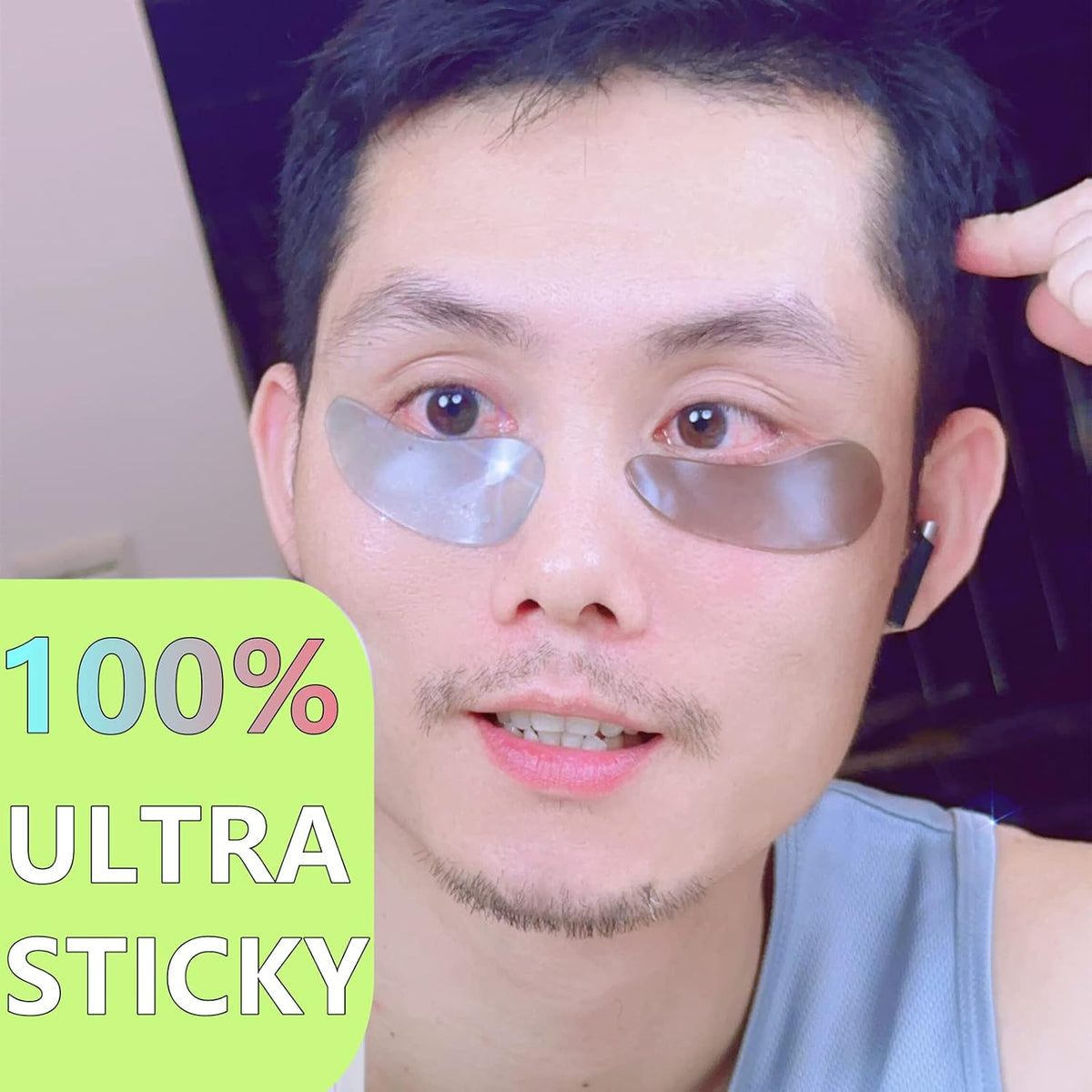 Reusable Silicone Under Eye Patches, 6 Pairs