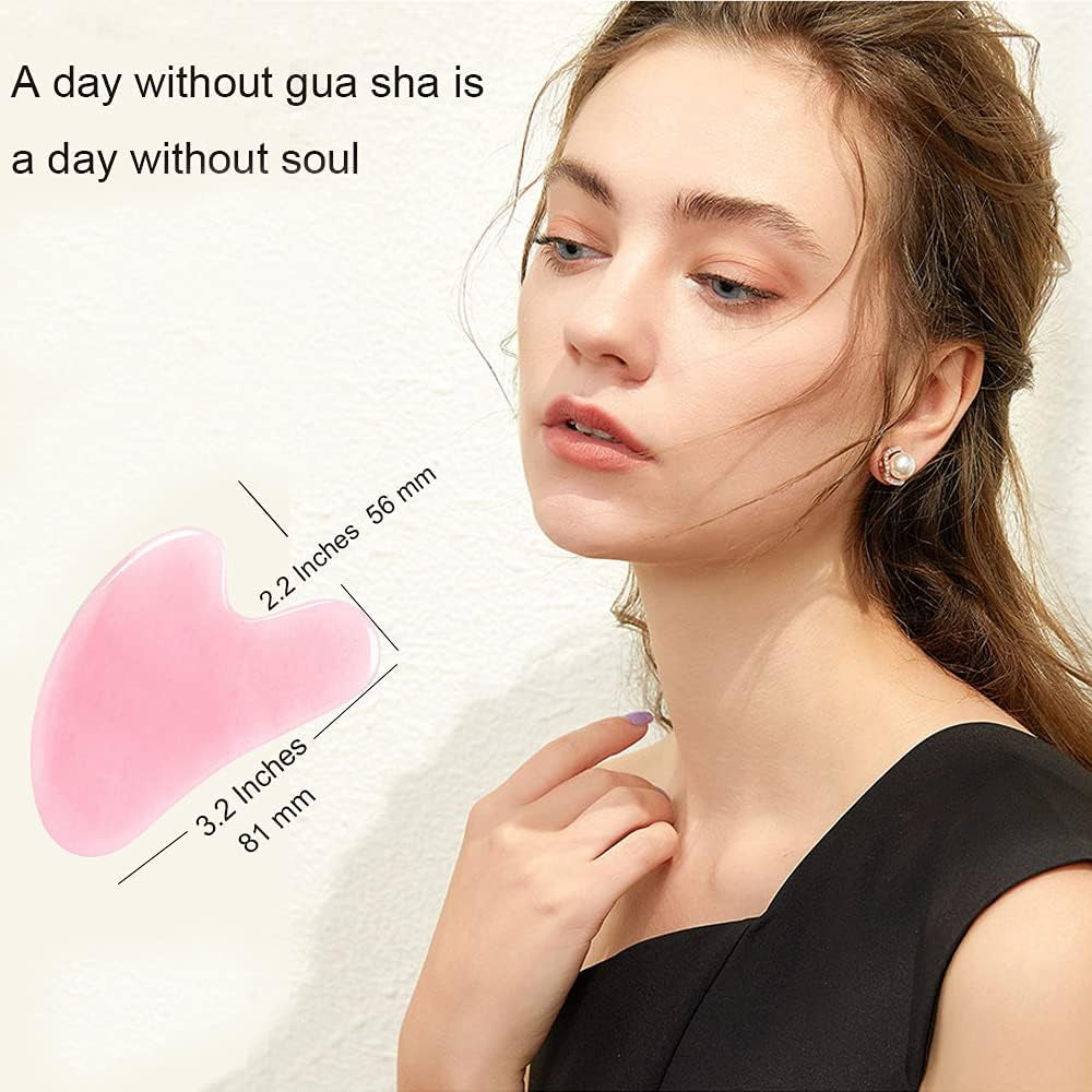 Rose Quartz Gua Sha Facial Tool