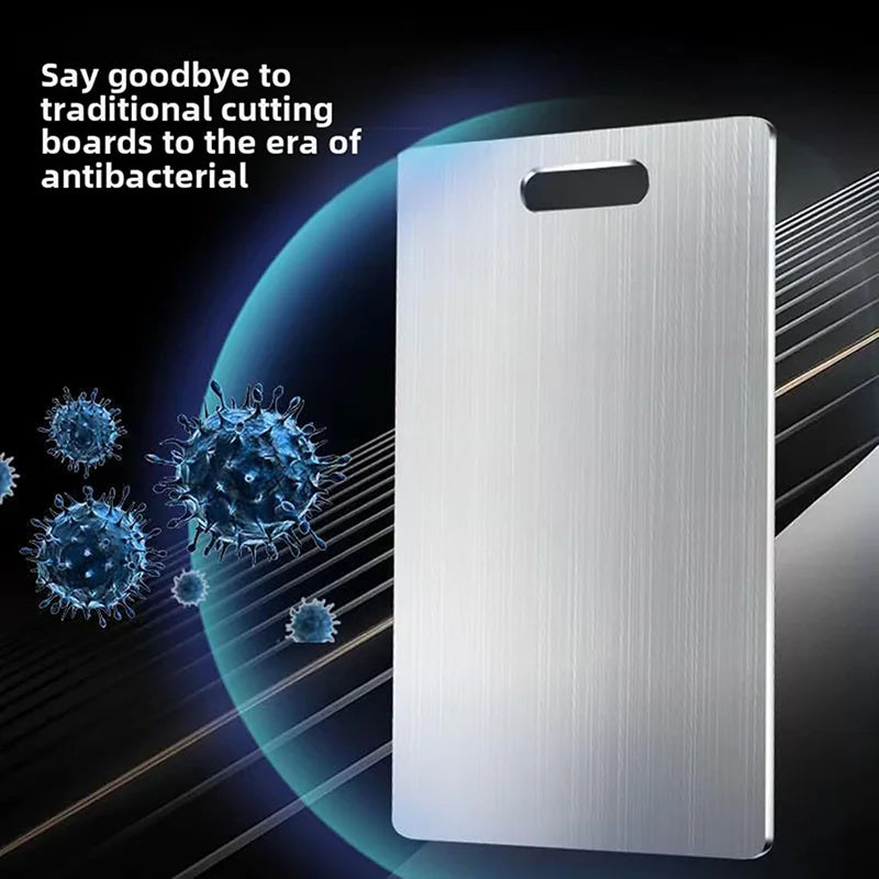 Stainless Steel Thickened Cutting Board Antibacterial Mildew-proof Kneading Dough Board Kitchen Fruit Vegetable Cutting Board