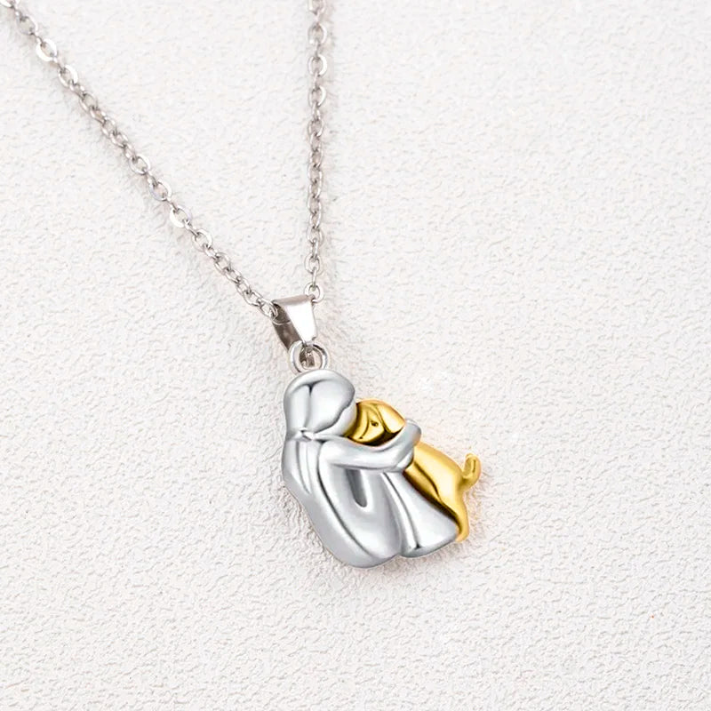 Puppy Pendant Necklace