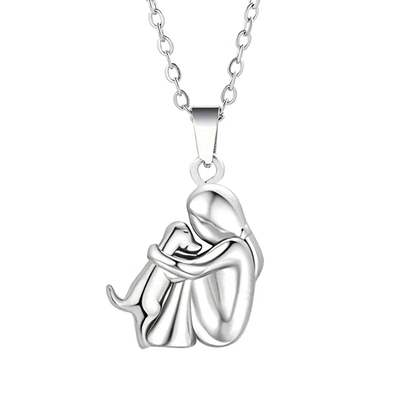 Puppy Pendant Necklace