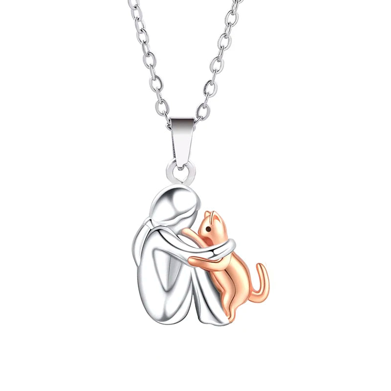 Puppy Pendant Necklace